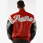 Pelle Pelle Varsity Red Men Leather Jacket