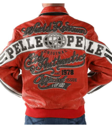 Pelle Pelle World Renown Red Leather Jacket