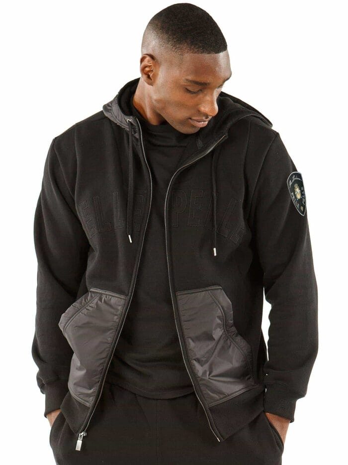 nylon hooded midlayer tracksuit