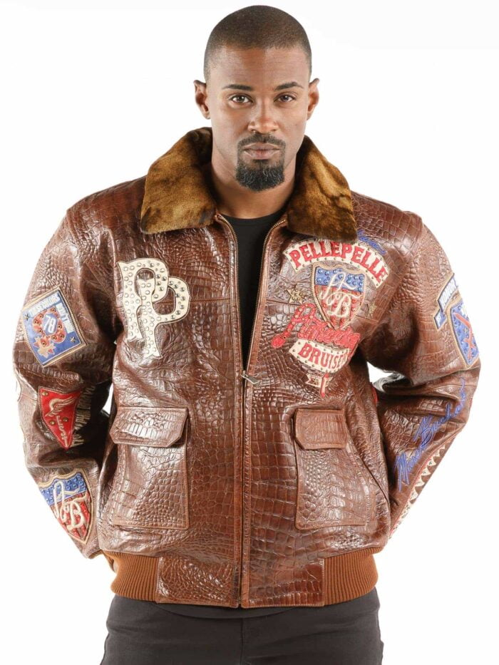 pelle pelle american bruiser leather jacket