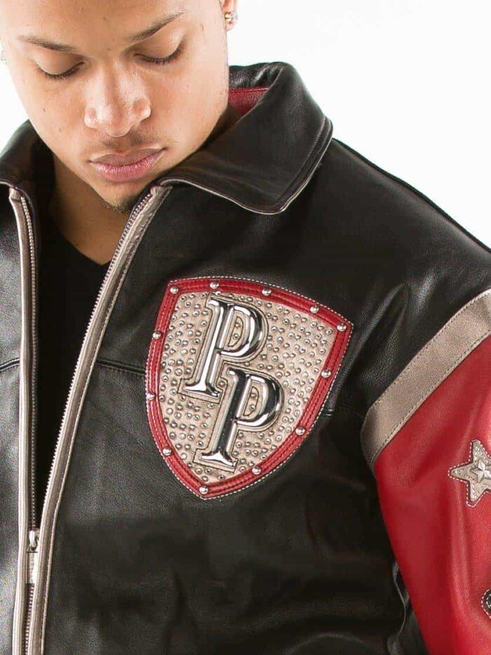 Pelle Pelle Encrusted Varsity Jacket