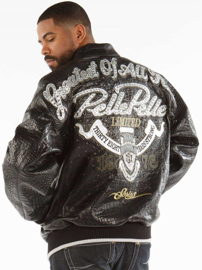 pelle pelle greatest of all time black leather jacket