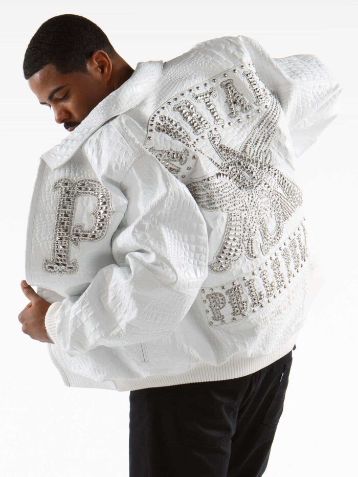 Pelle Pelle Immortal White Croc Jacket