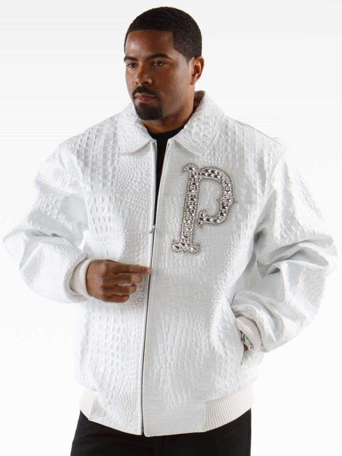 Pelle Pelle Immortal White Croc Jacket