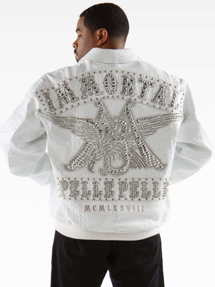 Pelle Pelle Immortal White Croc Jacket