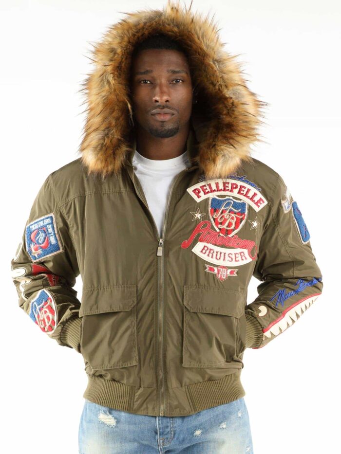 Pelle Pelle American Green Bruiser Jacket