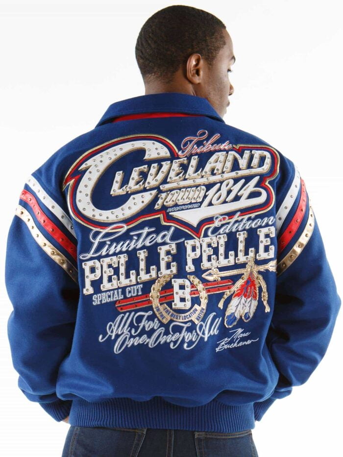 Pelle Pelle Cleveland Tribute Blue Jacket