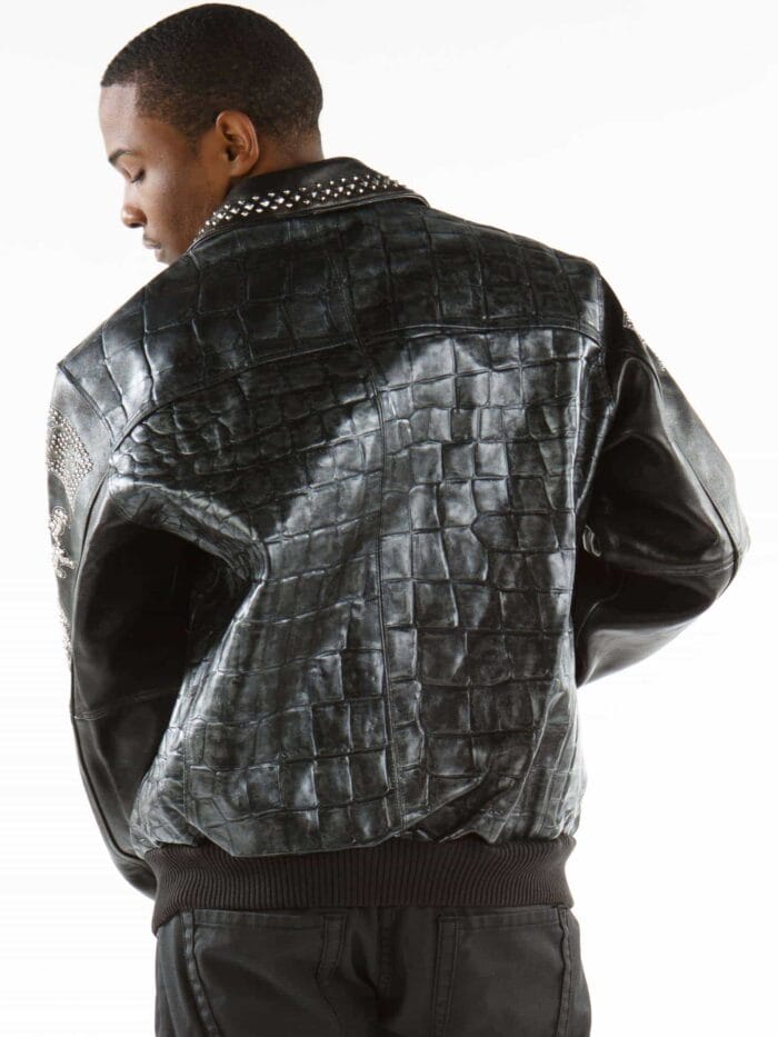 pelle pelle reign croc jacket