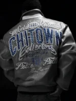 Grey Pelle Pelle Chi-Town Leather Jacket