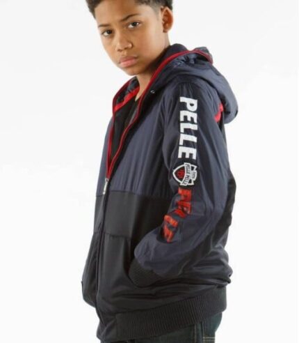 Pelle Pelle Kids MB Navy Blue Hood Jacket