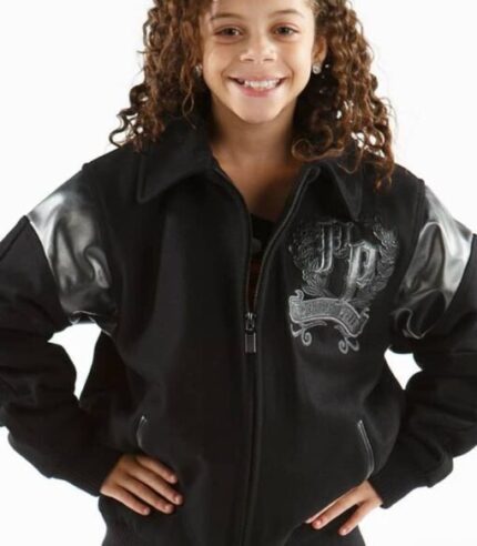 Pelle Pelle Baby Girl Black Jacket