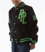 Pelle Pelle Kids Chenille Green Patch Jacket