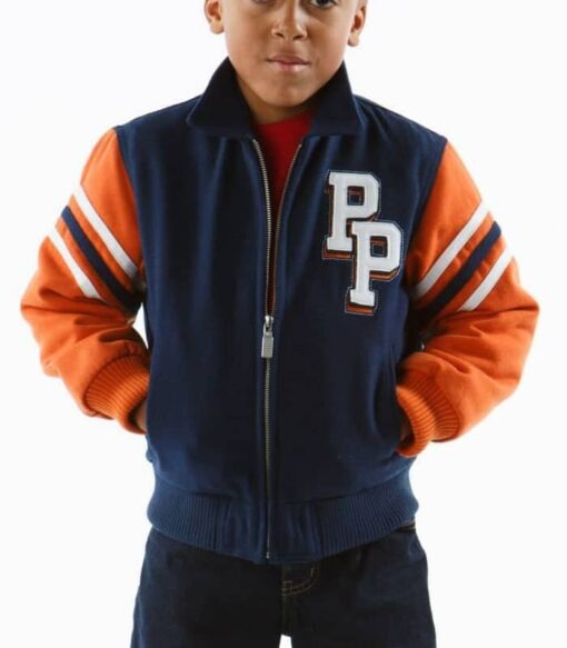 Pelle Pelle Kids Chicago Bear Blue Jacket