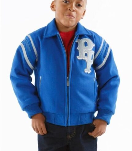 Pelle Pelle Kids Detroit Blue Jacket