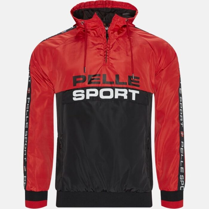 Pelle Pelle Sport Black And Red Hoodie 1