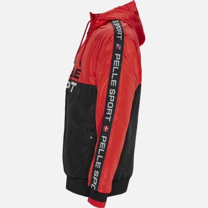 Pelle Pelle Sport Black And Red Hoodie