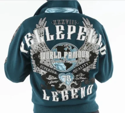 Pelle Pelle World Famous Turquoise Jacket | Wool Jacket