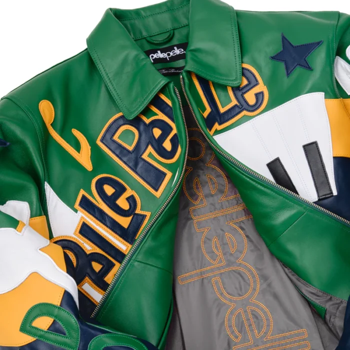 Pelle Pelle 50 Years Of Hip Hop Green Jacket 4