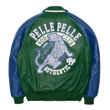 Pelle Pelle Soda Club Tiger Green Jacket